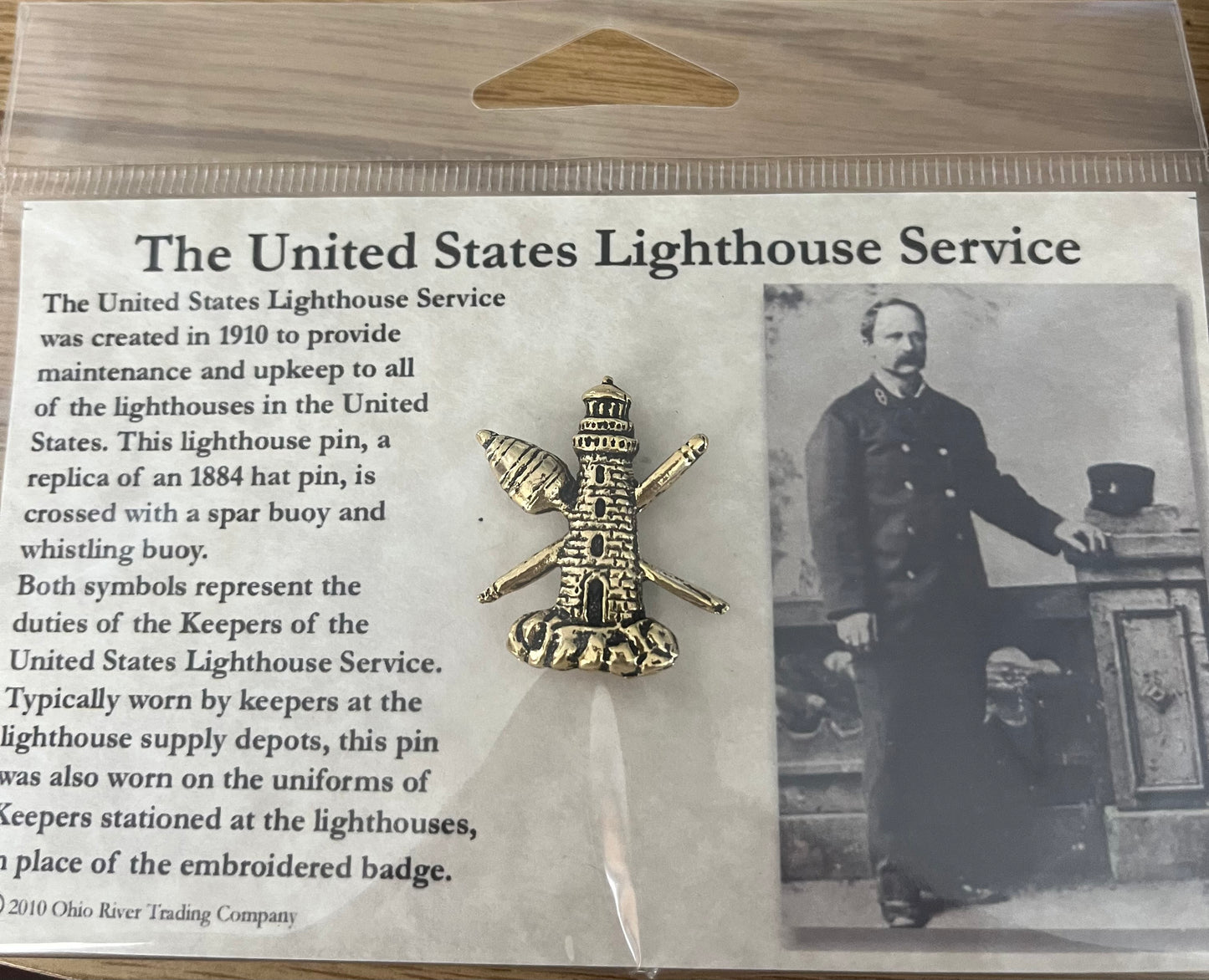 The United States Lighthouse Service Pin