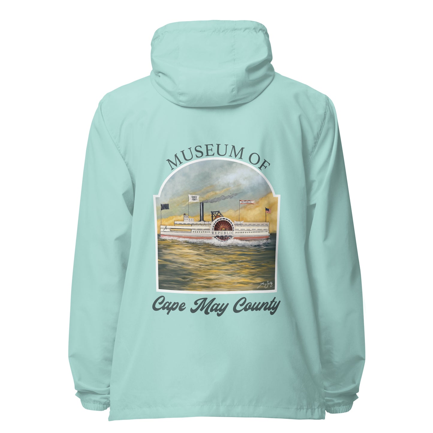 Unisex lightweight zip up windbreaker