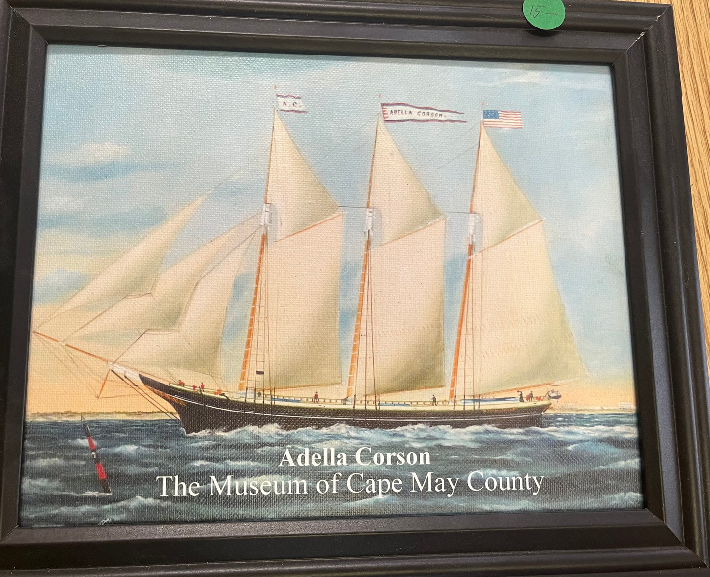 Framed Painting of the Adella Corson : Reproduction