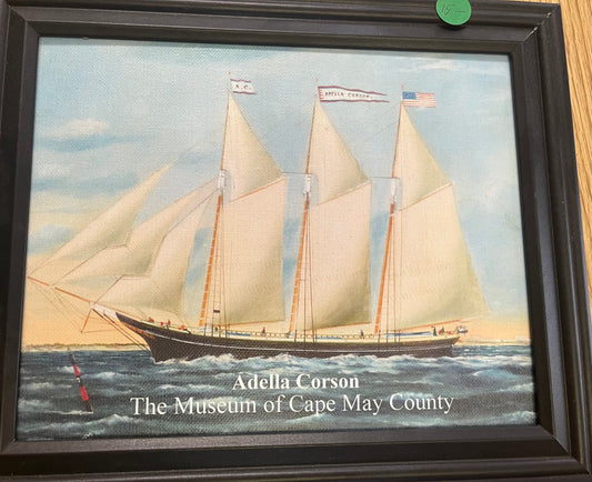 Framed Painting of the Adella Corson : Reproduction